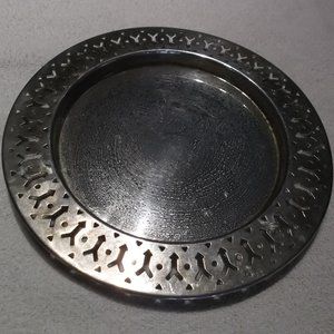 Silver Vintage Plate